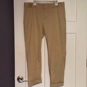 Beige trousers